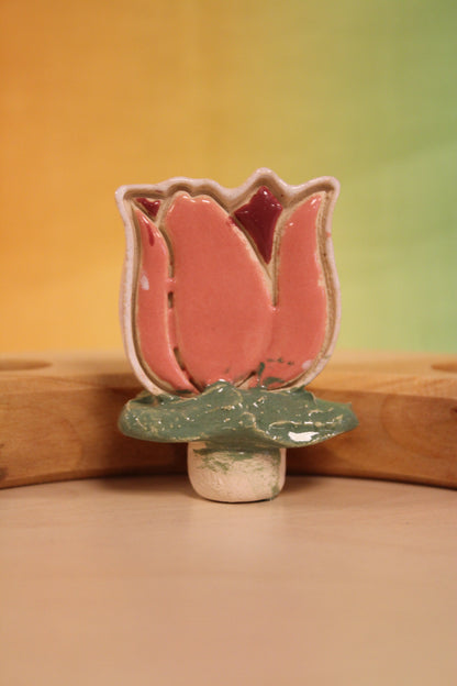 Keramiek steker tulp