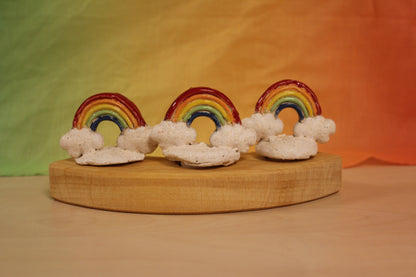 Keramiek steker regenboog