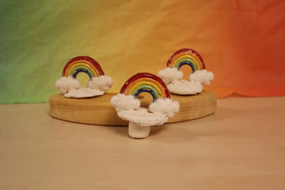Keramiek steker regenboog