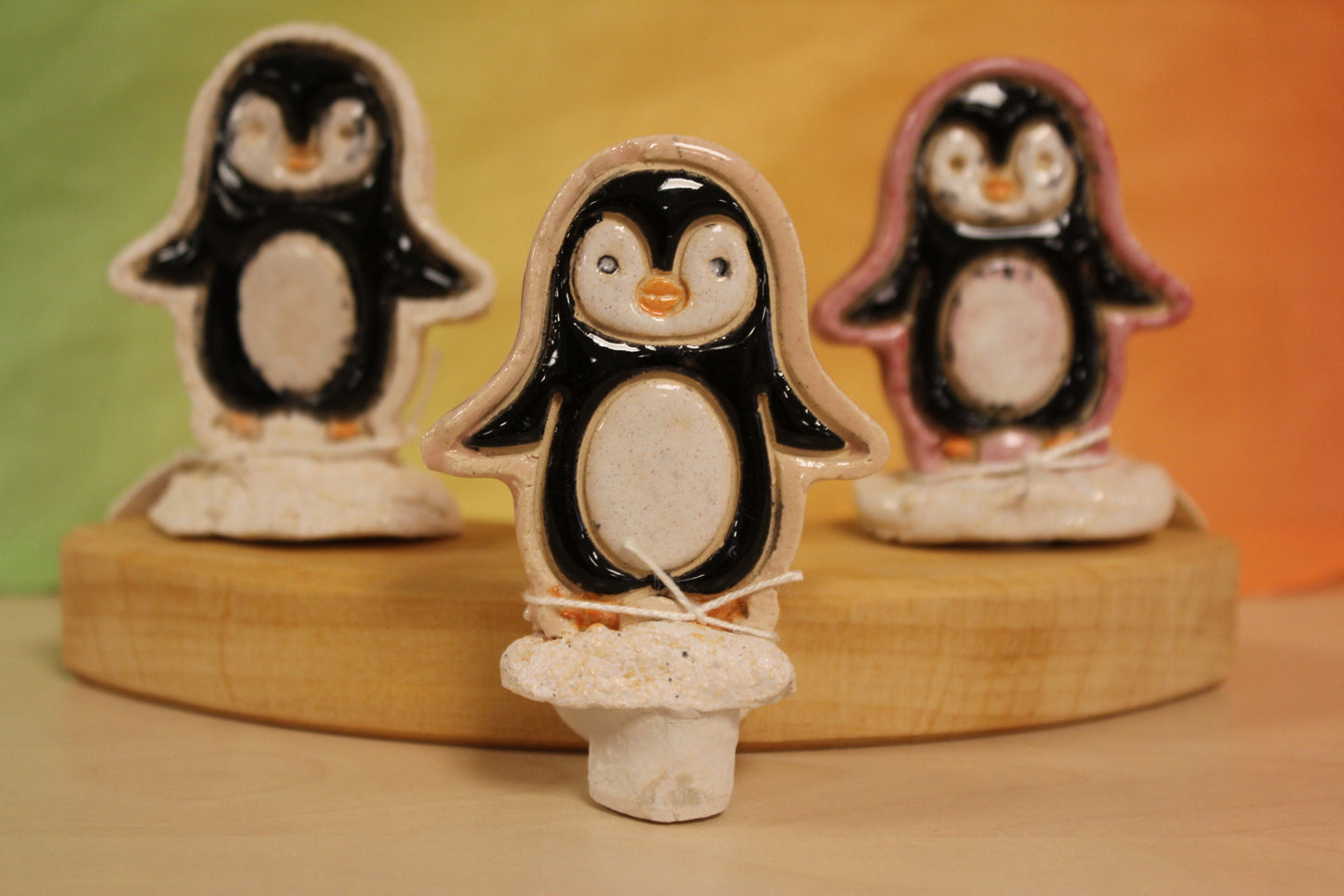 Keramiek steker pinguïn