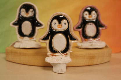Keramiek steker pinguïn
