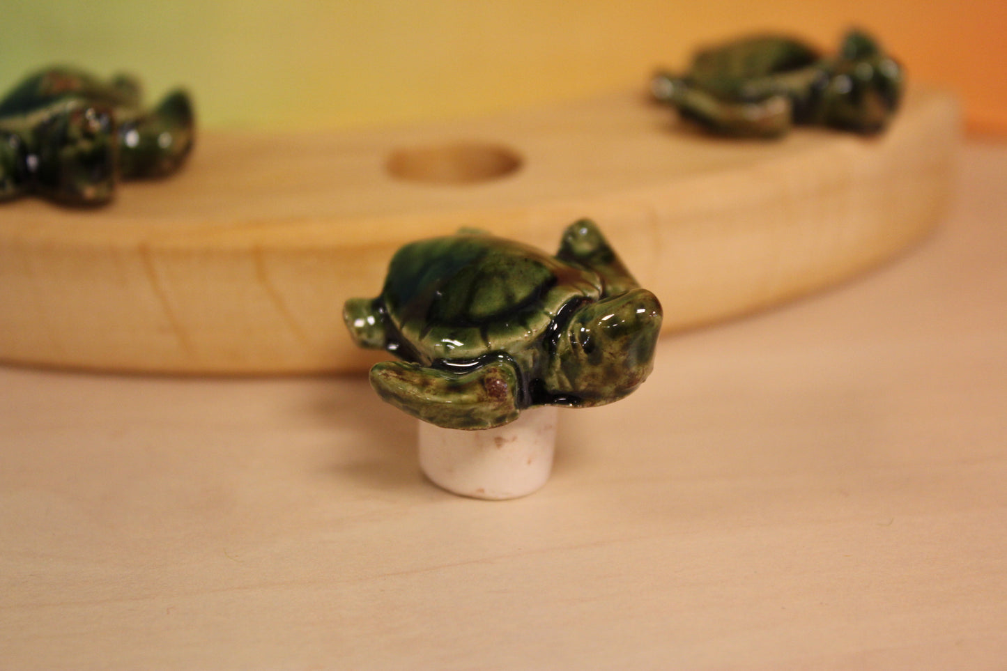 Keramiek steker schildpad