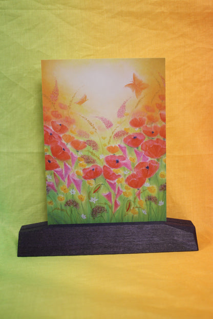 Kaarthouder blauw violet 5916
