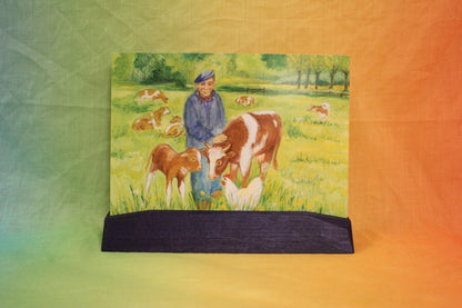 Kaarthouder blauw violet 5916