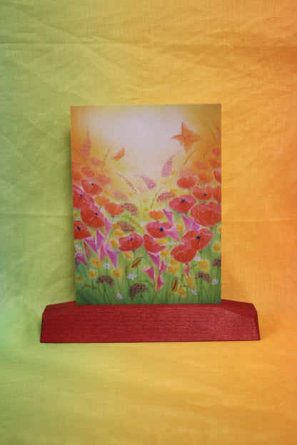 Kaarthouder rood violet 5918