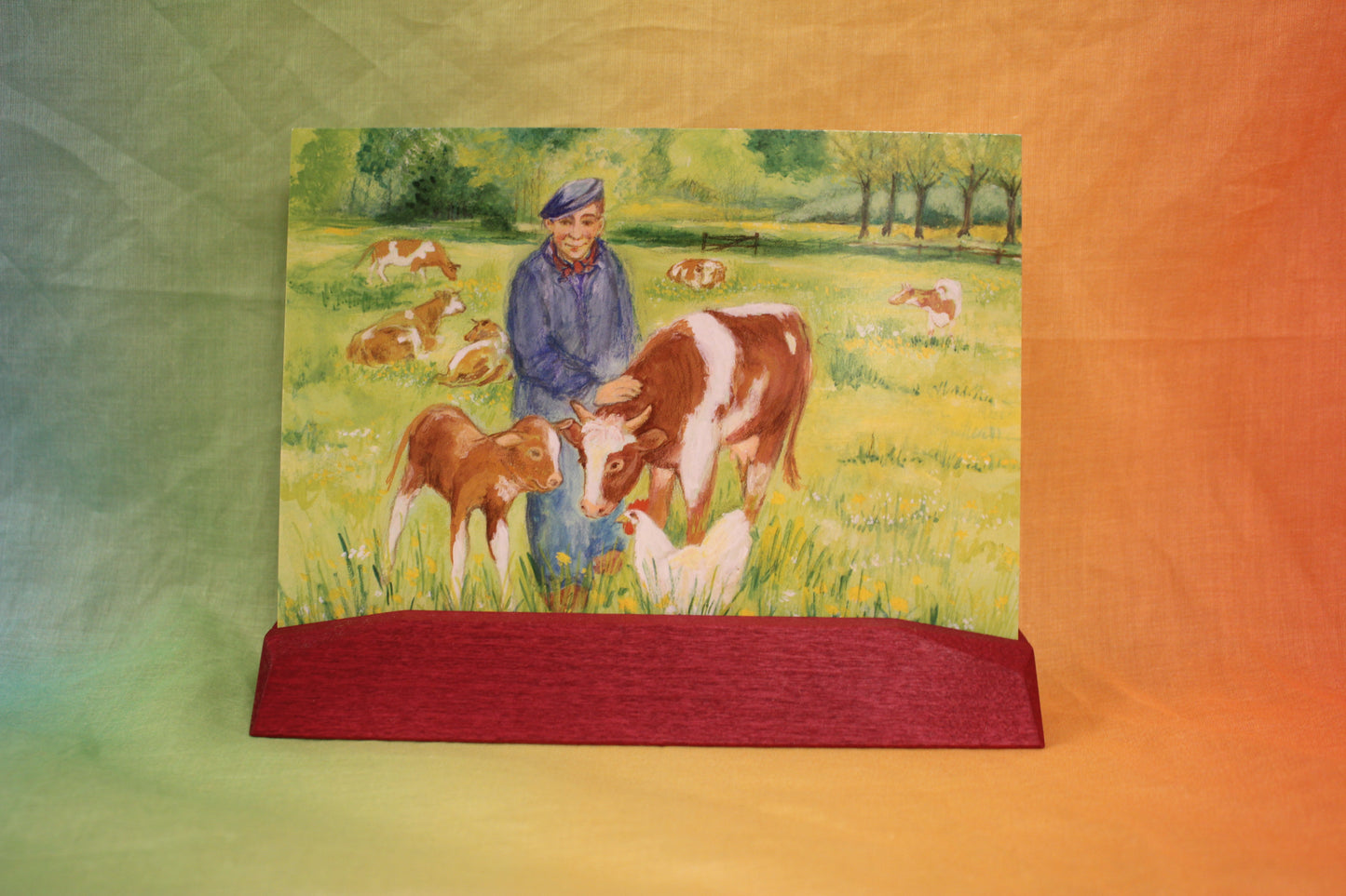 Kaarthouder rood violet 5918