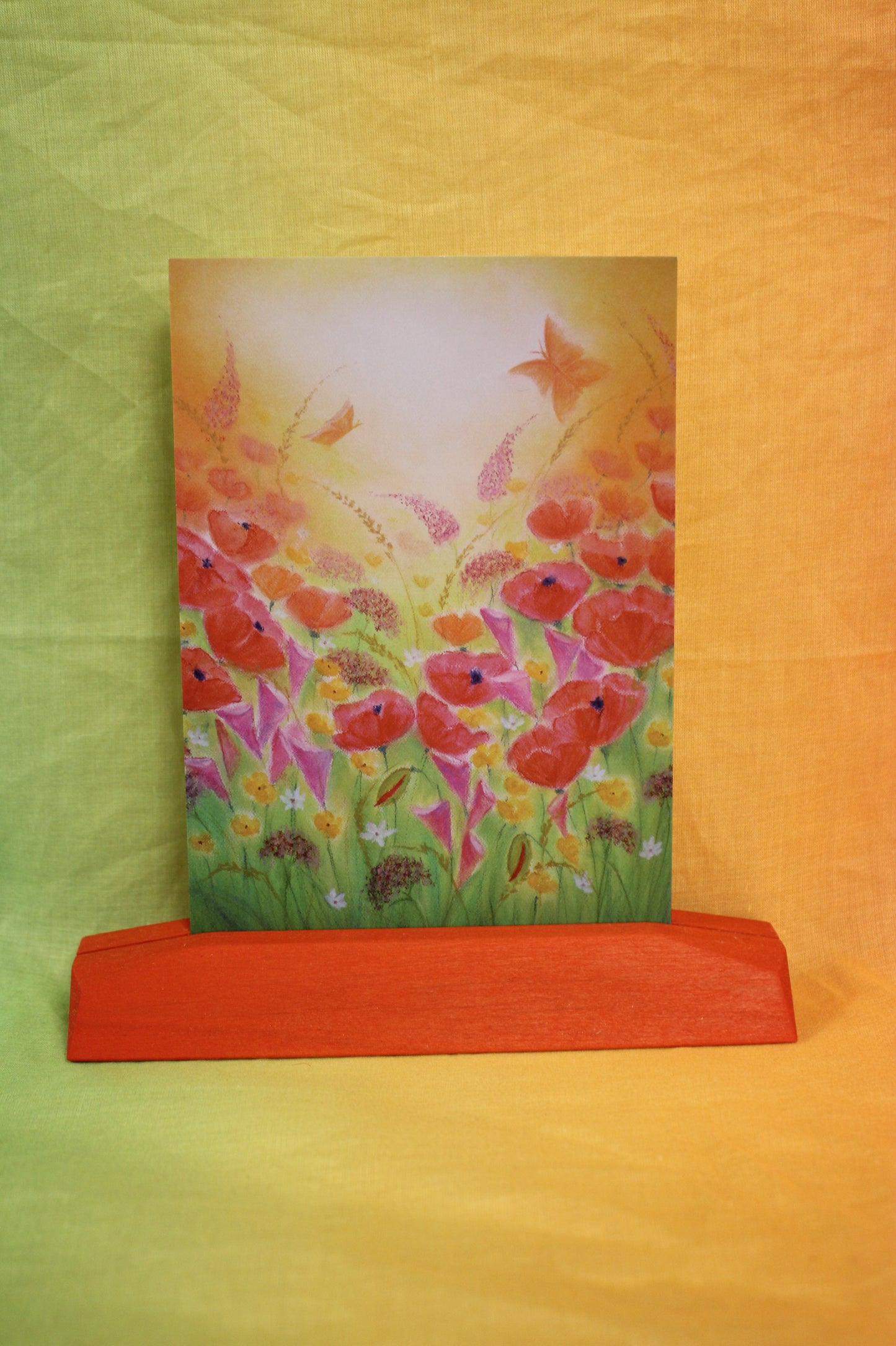 Kaarthouder rood oranje 5920