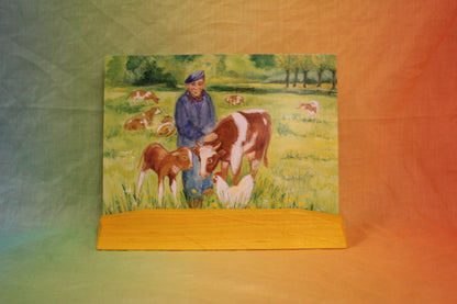 Kaarthouder geel oranje 5922