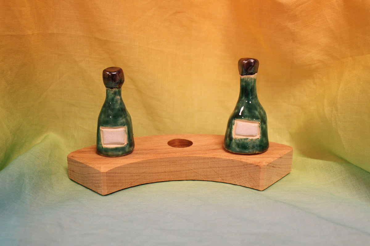 Keramiek steker champagne