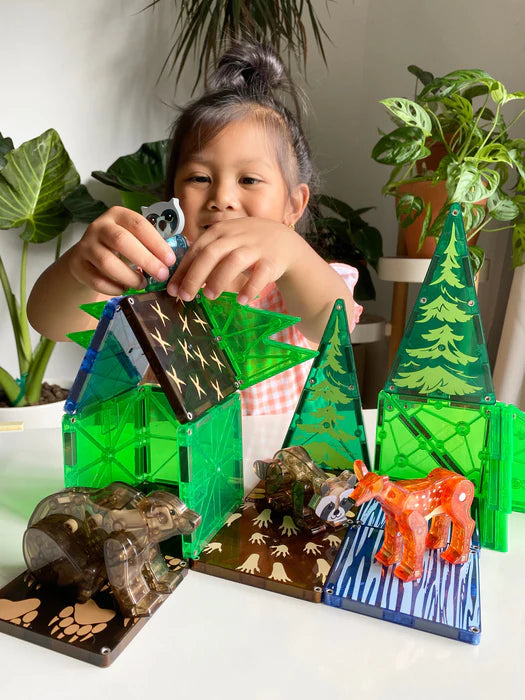 Magna-tiles forest animals