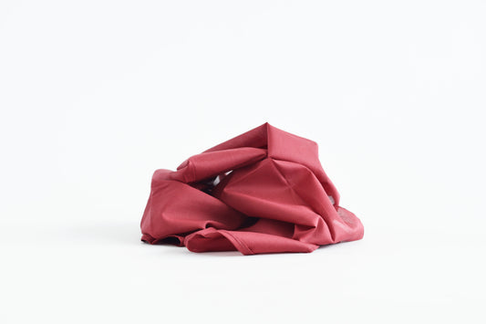 Laura's play cotton bordeaux red 50 x 50 cm