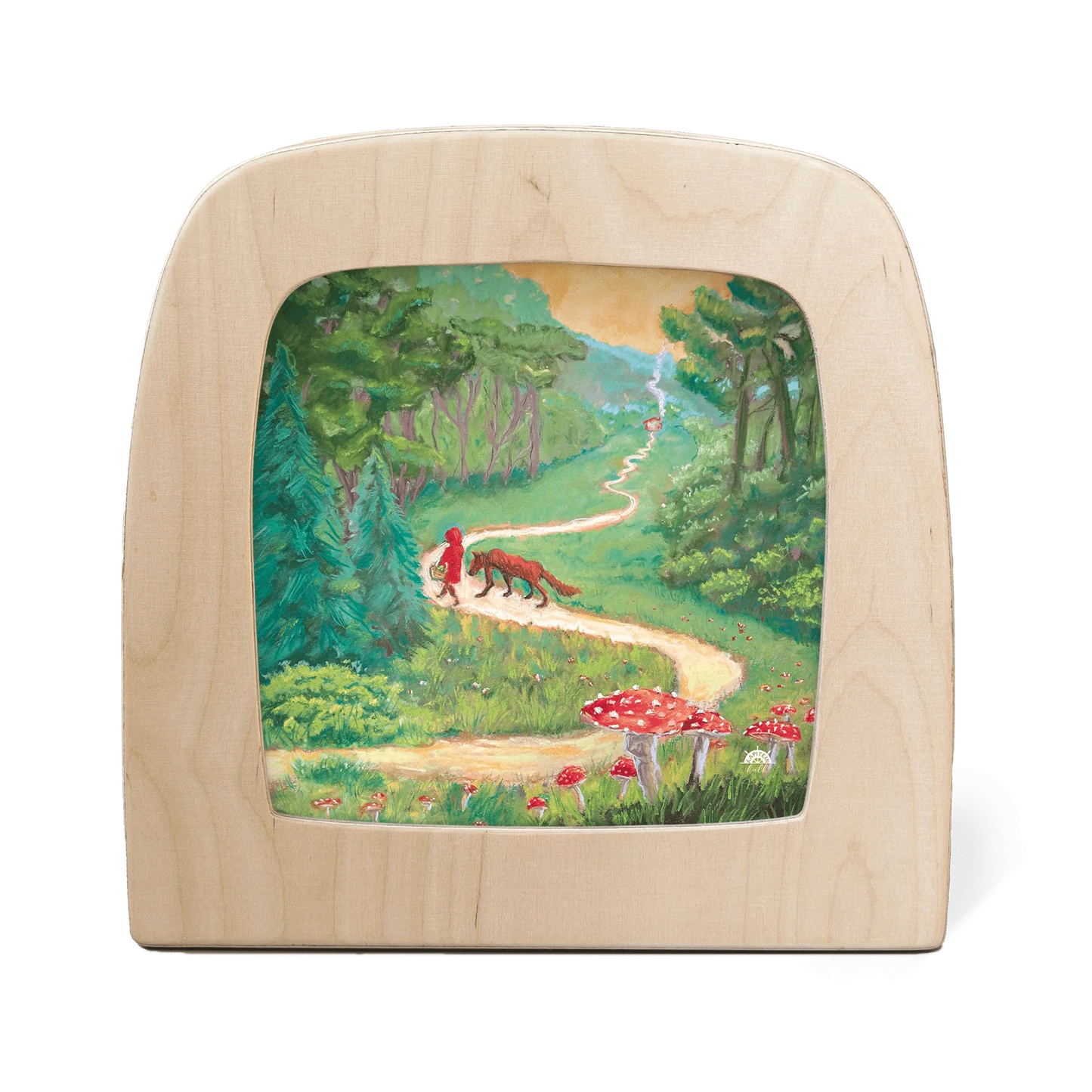 Kapitein Kalk - Red riding hood silhouet