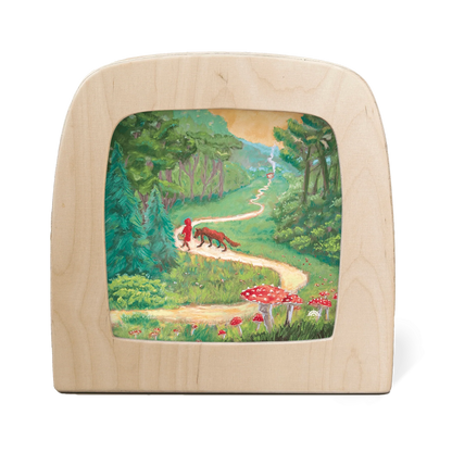 Kapitein Kalk - Red riding hood silhouet