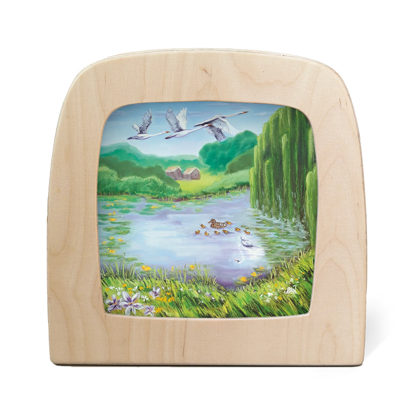 Kapitein Kalk - The ugly duckling silhouet