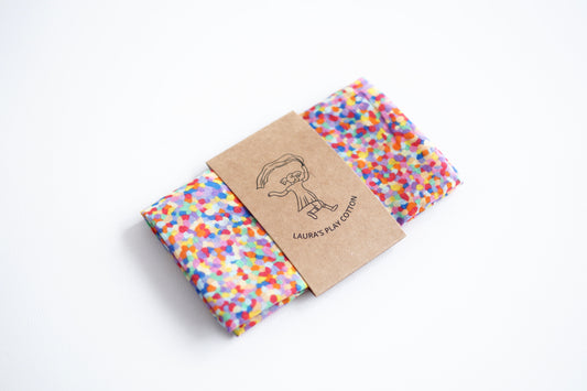 Laura's play cotton super confetti 50 x 50 cm