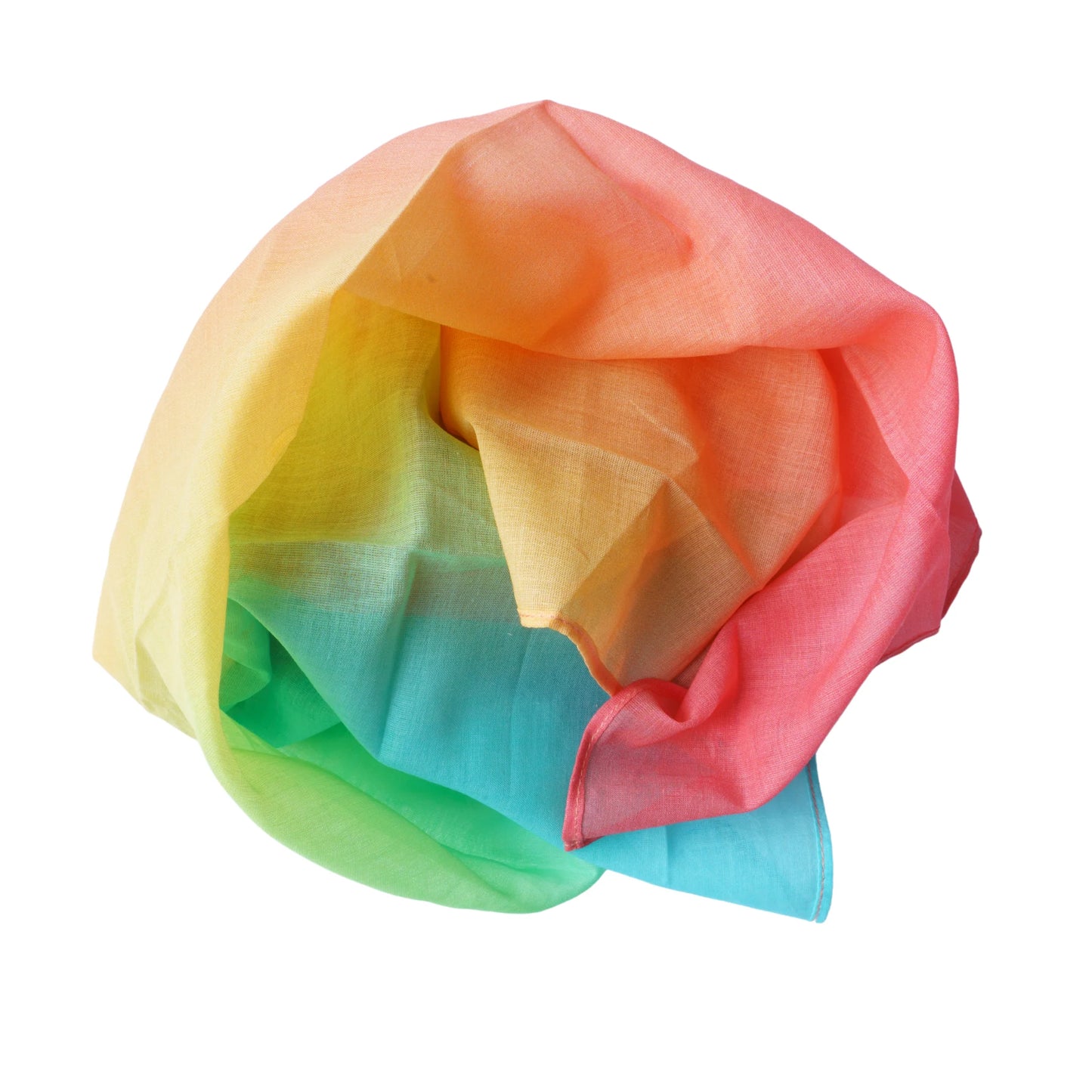 Laura's play cotton pastel rainbow 145 x 145 cm