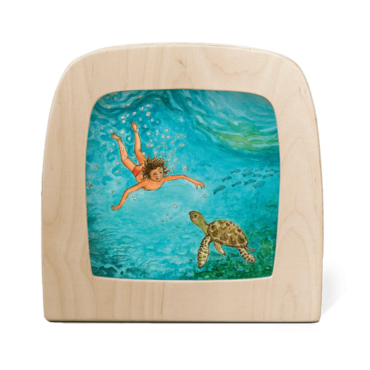 Eentje van Margo - Turtle silhouet
