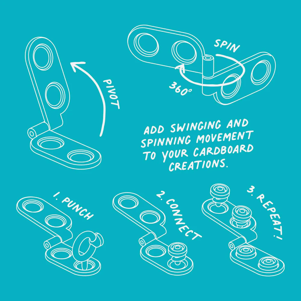 Makedo Spin hinge
