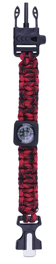 Survival armband rood