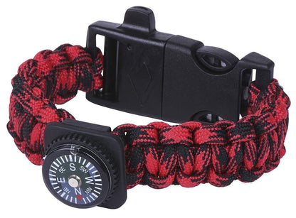 Survival armband blauw