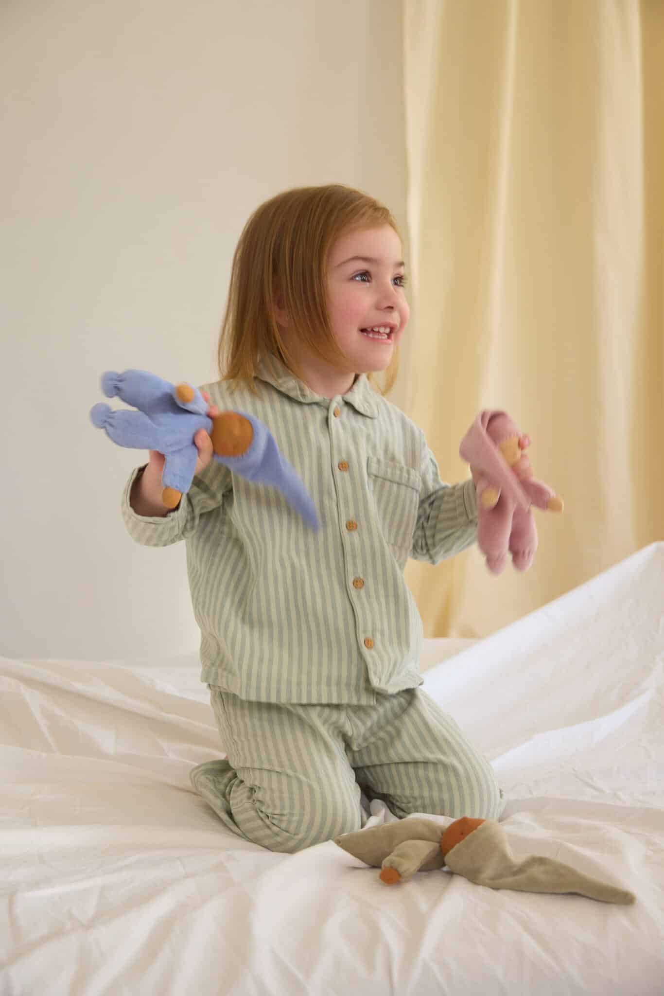 Wriemel babypop naaipakket lichtblauw