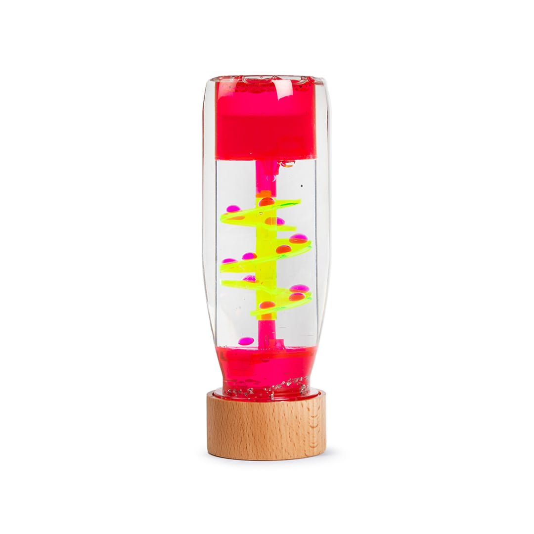 Petit Boum sensorische fles spiraal roze
