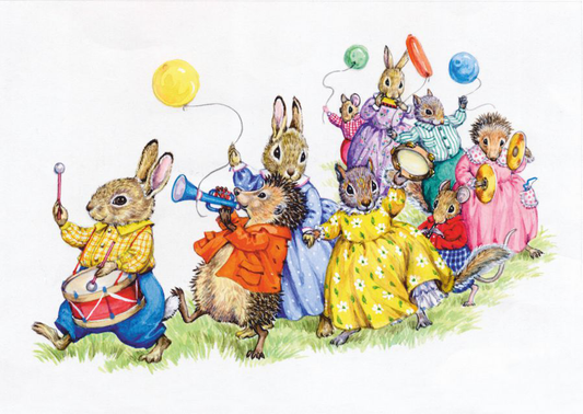 Audrey Tarrant - Parade of animals with marching band