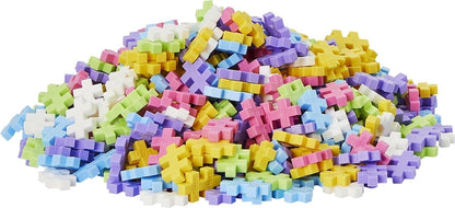 Plusplus metalen koffertje pastel