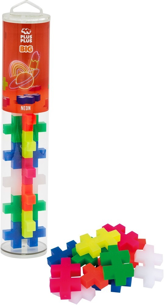 Plusplus BIG tube neon 15 pcs