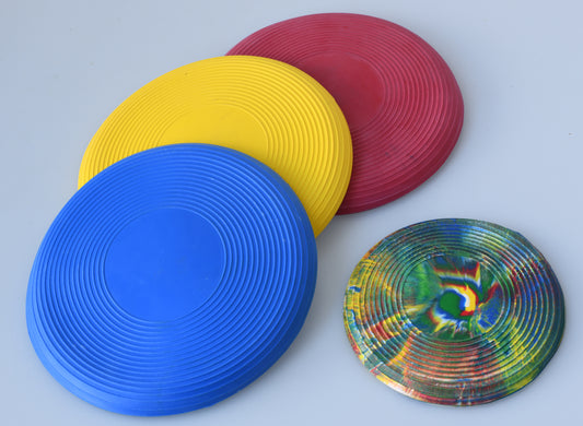 Kids at work rubber flying disc