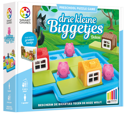 Drie kleine biggetjes deluxe