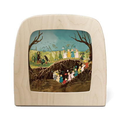 Silbylle von Olfers - The story of the root children spring silhouet