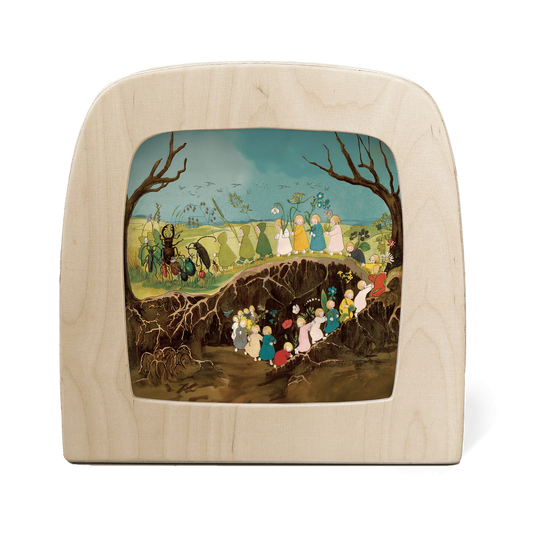 Silbylle von Olfers - The story of the root children spring silhouet