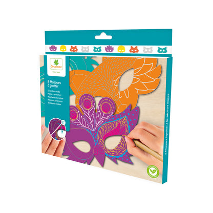 Maskers scratch art