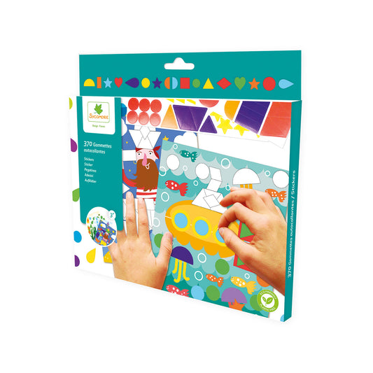 Stickers plakken stoer