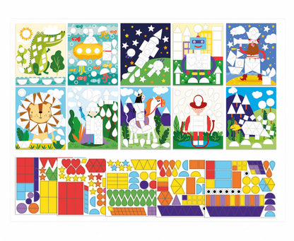 Stickers plakken stoer