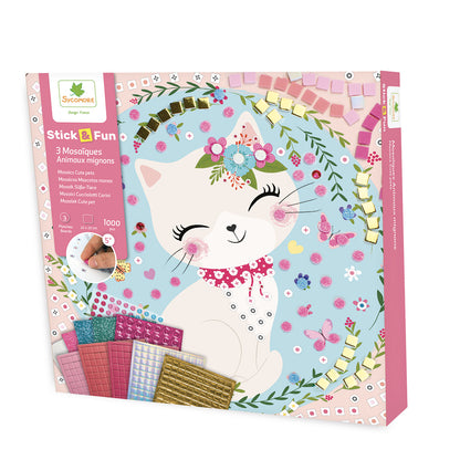 Stick & fun mozaïek schattige dieren 1000 pcs