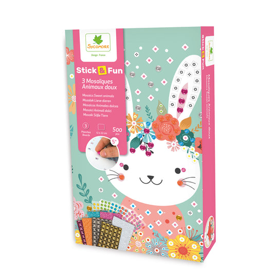 Stick & fun mozaïek lieve dieren