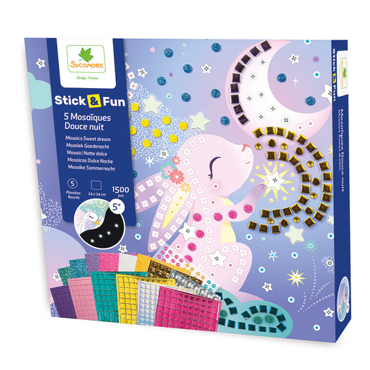 Stick & fun mozaïek goedenacht