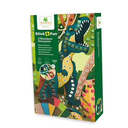 Stick & fun mozaïek dinosaurussen 500 pcs