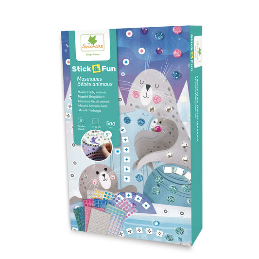 Stick & fun mozaïek babydieren