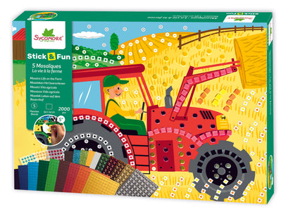 Stick & fun mozaïek het leven op de boerderij 2000 pcs