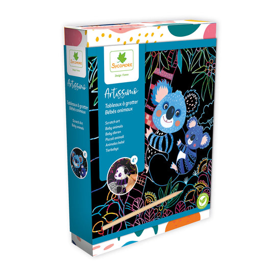 Artissimo scratch art babydieren