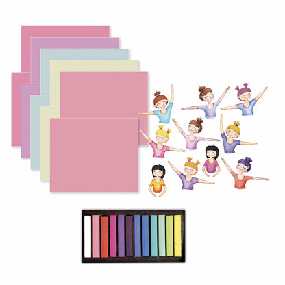 Artissimo pastelkrijtjes ballerina's
