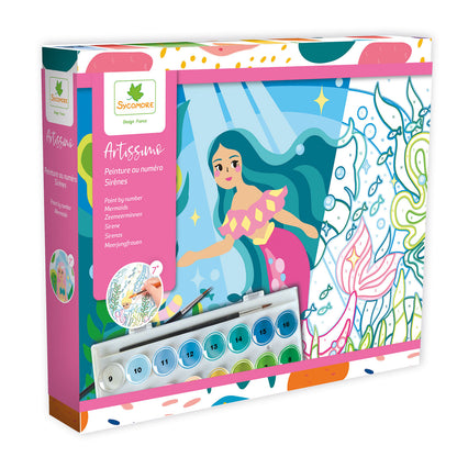 Artissimo paint by numbers zeemeerminnen