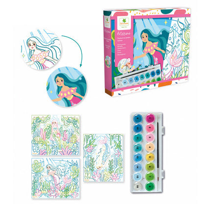 Artissimo paint by numbers zeemeerminnen