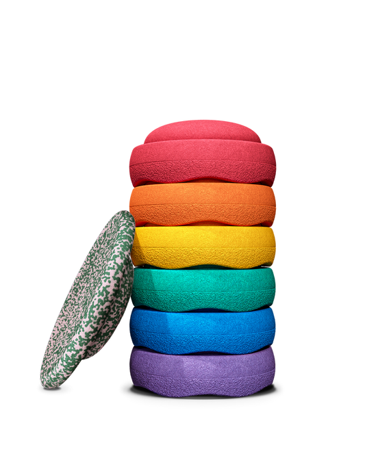 Christmas special stapelstein special rainbow set classic blush