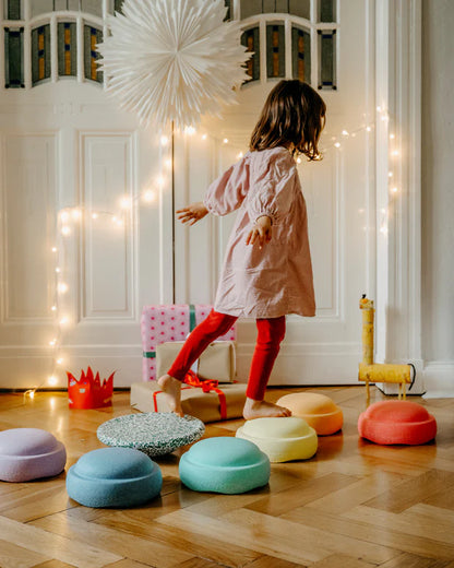 Christmas special stapelstein special rainbow set pastel blush