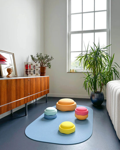 Stapelstein mat light blue