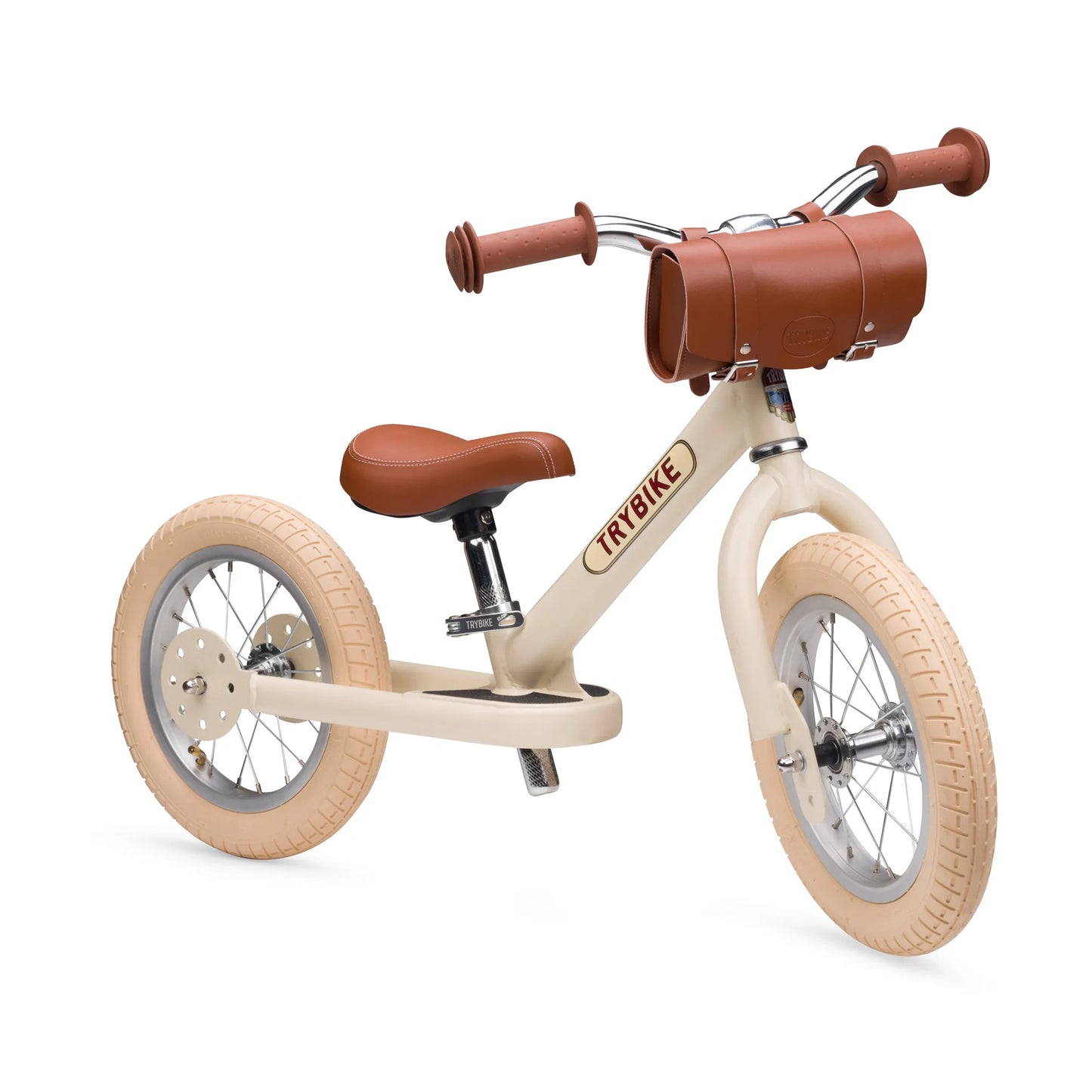 Trybike steel loopfiets vintage cream
